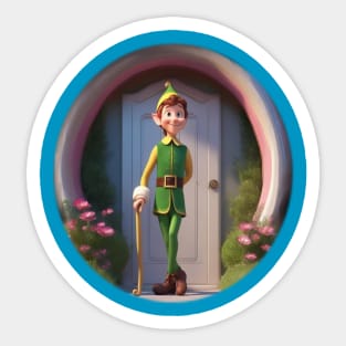 Happy Elf Sticker